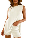 Womens Summer Knit Lounge Sets