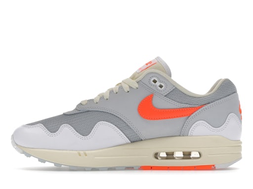 Nike x Patta Air Max 1 '87 'White Hyper Crimson' II7055-100