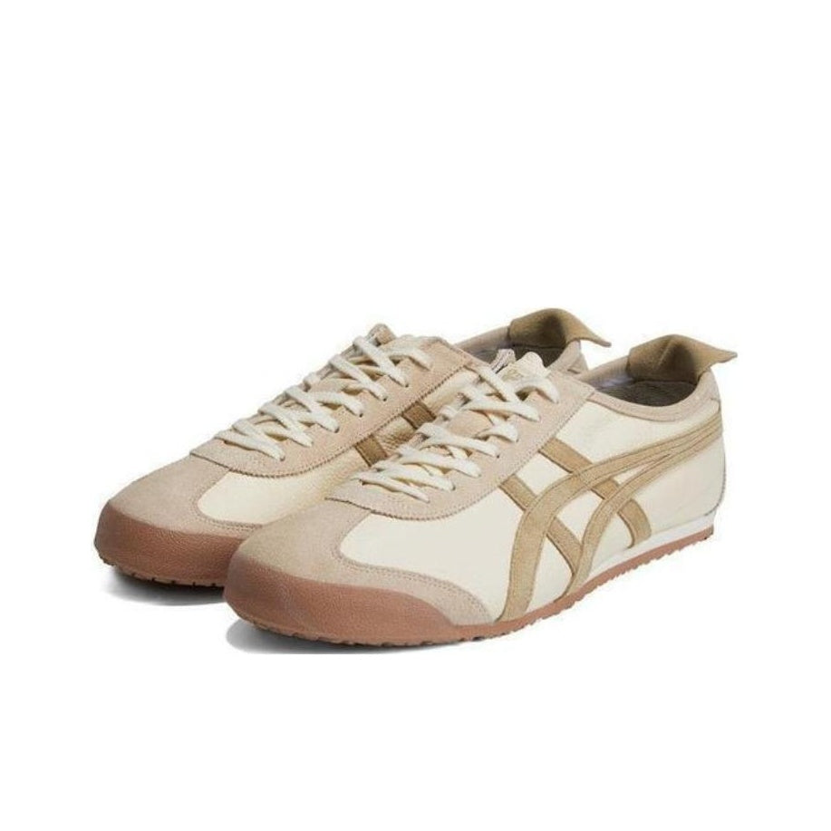 Onitsuka Tiger Mexico 66 – Leather Lifestyle Sneaker | Grey / Brown | 1183C076-101