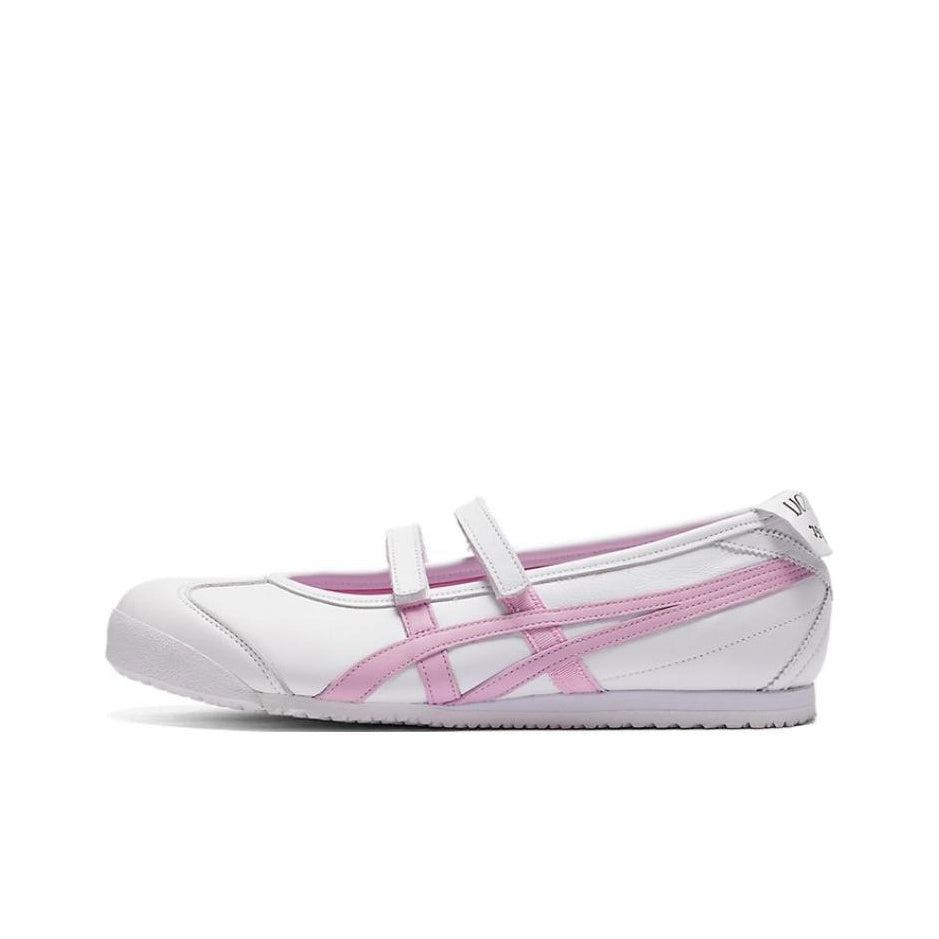 Patou × Onitsuka Tiger Mexico 66 Ballerina – Mary Jane Sneaker | White / Cotton Candy | Women’s | 1183C379-101