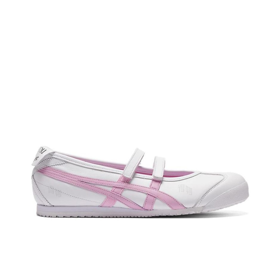 Patou × Onitsuka Tiger Mexico 66 Ballerina – Mary Jane Sneaker | White / Cotton Candy | Women’s | 1183C379-101