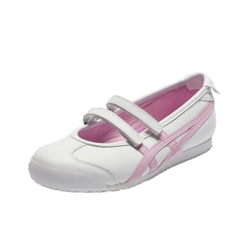Patou × Onitsuka Tiger Mexico 66 Ballerina – Mary Jane Sneaker | White / Cotton Candy | Women’s | 1183C379-101