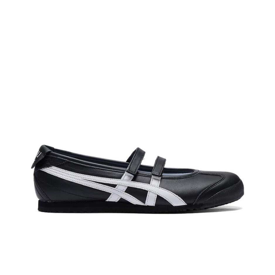 Patou × Onitsuka Tiger Mexico 66 Ballerina – Mary Jane Sneaker | Black / White | Women’s | 1183C379-002
