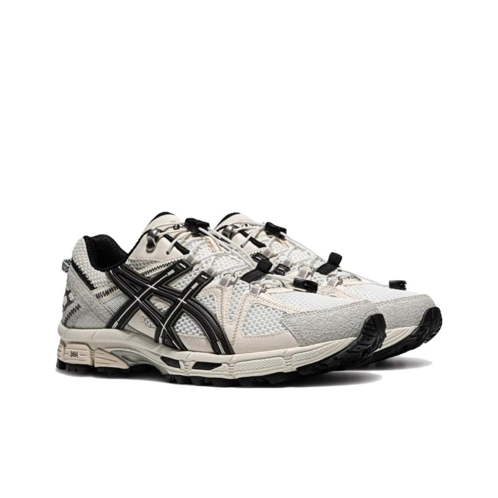 ASICS Gel-Kahana 8 FL Casual Trail & City Running Shoe – White/Black (Unisex)