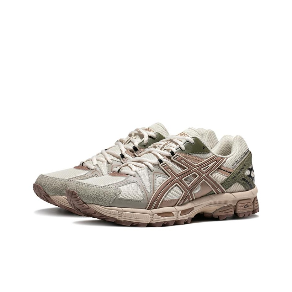 ASICS Gel-Kahana 8 Trail Running Shoe – Grey/Red (Unisex)