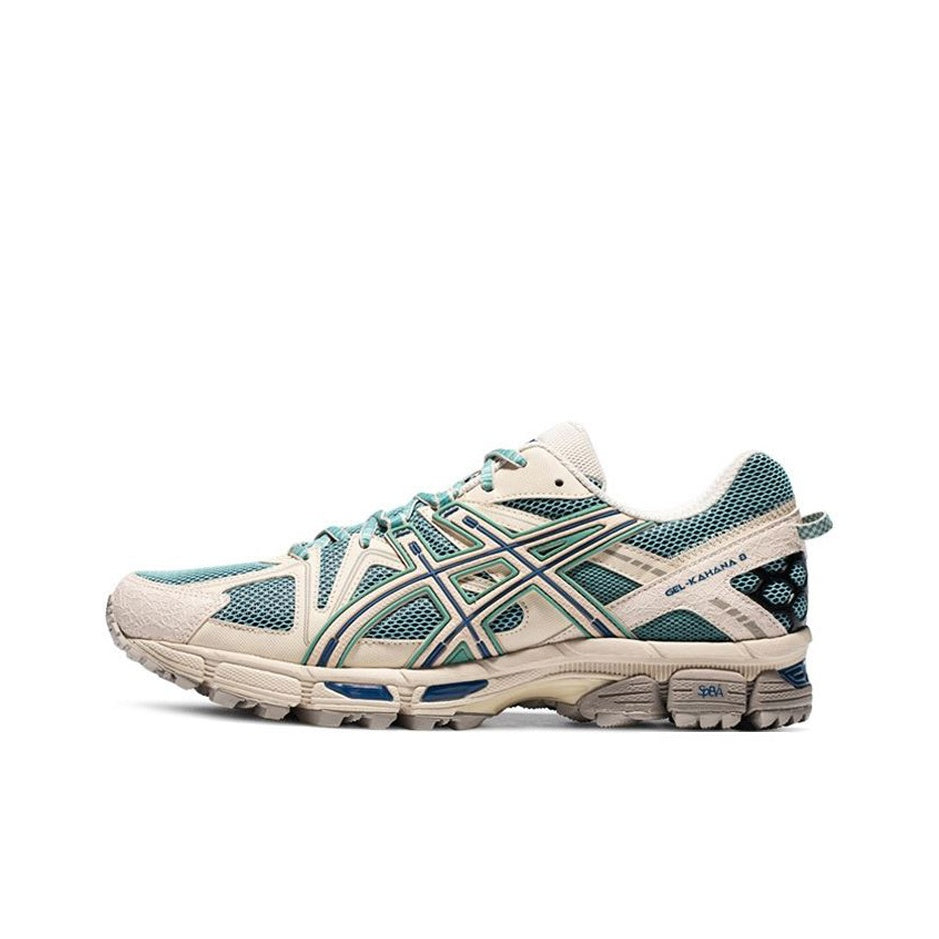 ASICS Gel-Kahana 8 Lifestyle Running Shoe – Khaki/Blue (Unisex)