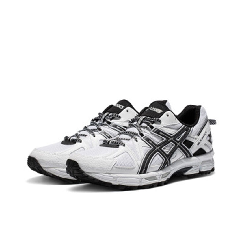 ASICS Gel-Kahana 8 Athletic Running Shoe – White/Black (Unisex)
