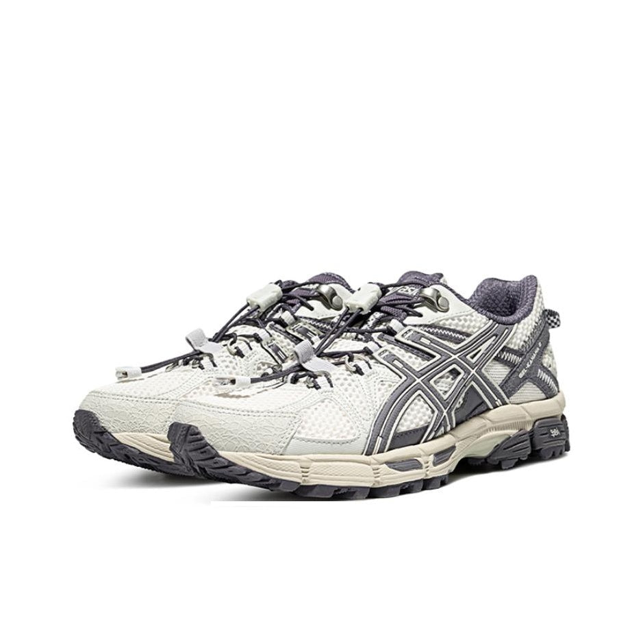 ASICS Gel-Kahana 8 FL Fashion Trail & City Running Shoe – Grey/White (Unisex)