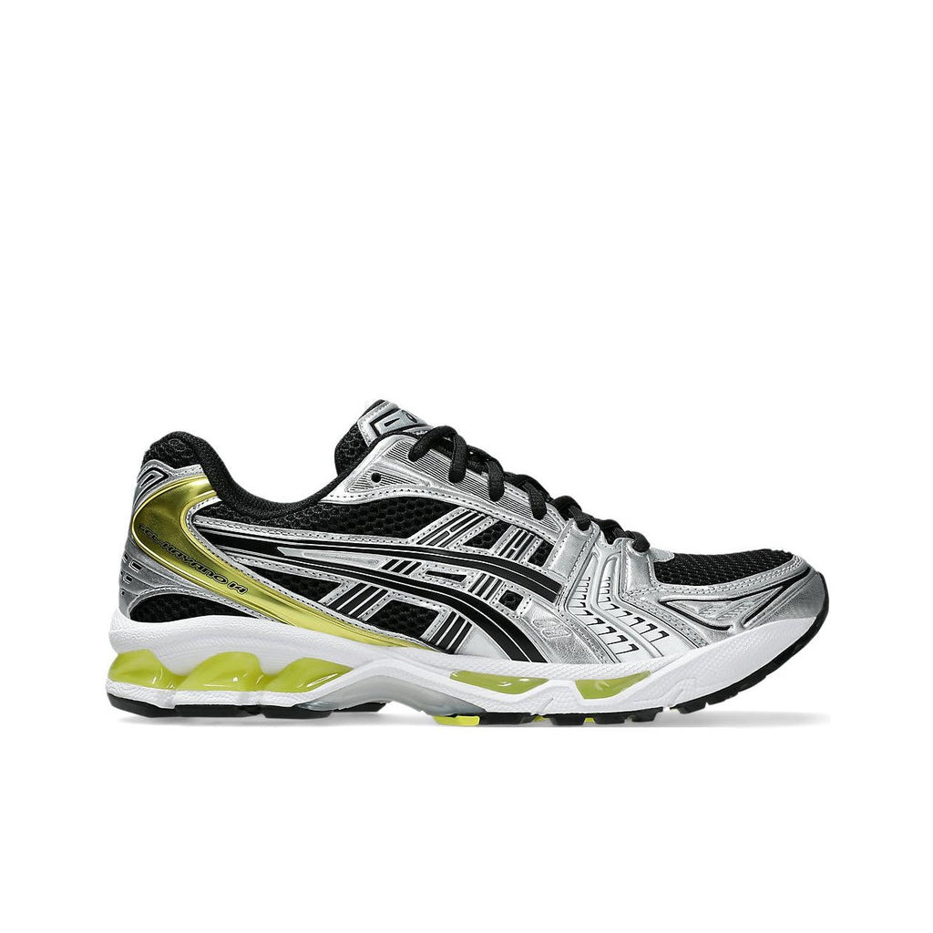 ASICS Gel-Kayano 14 Casual Running Shoe – Unisex Silver/Black/Green