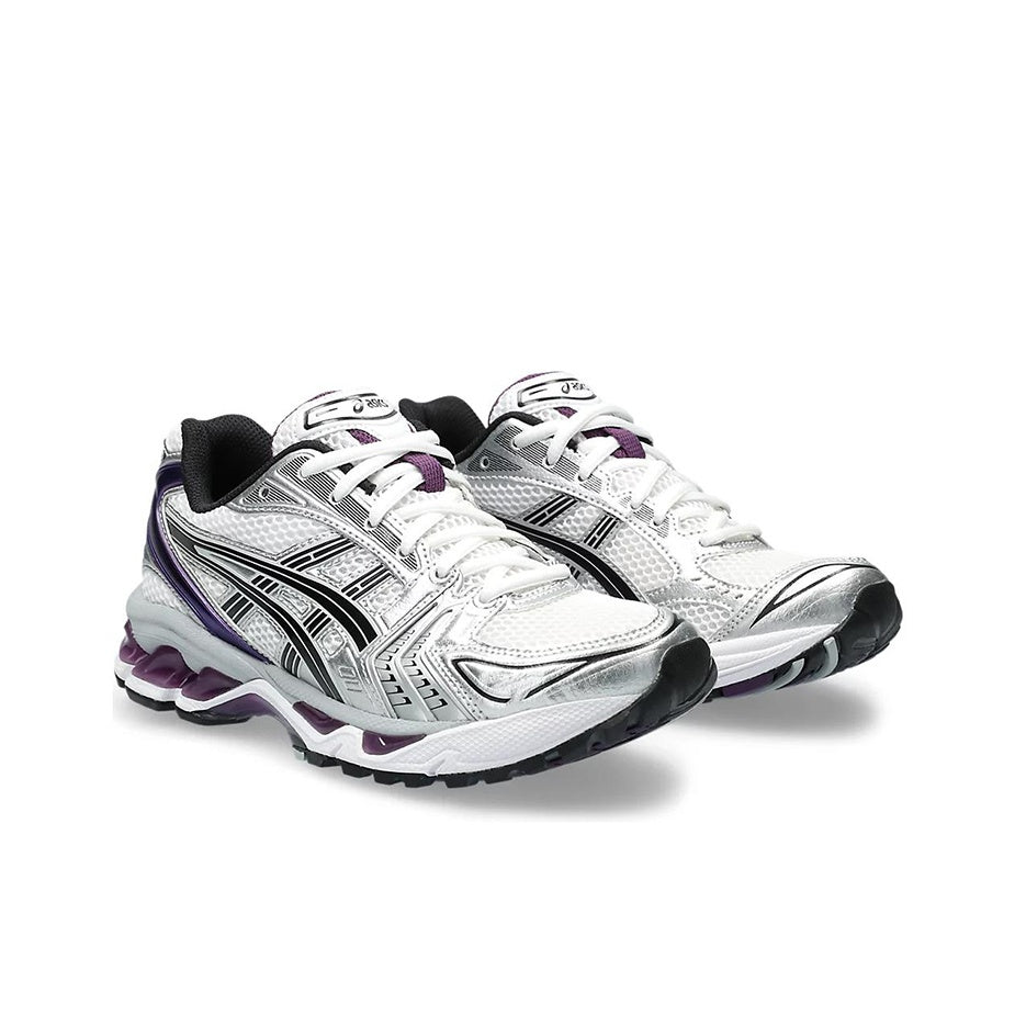 ASICS Gel-Kayano 14 Casual Running Shoe – Women's White/Purple