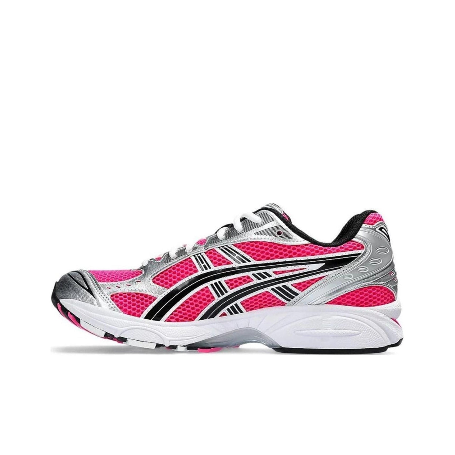 ASICS Gel-Kayano 14 Running Shoe – Unisex Silver/Pink/Black