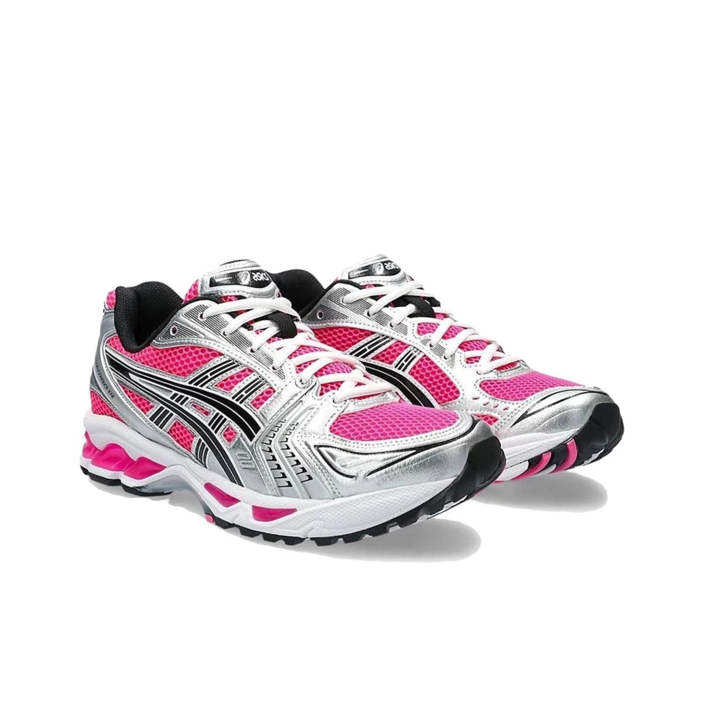 ASICS Gel-Kayano 14 Running Shoe – Unisex Silver/Pink/Black