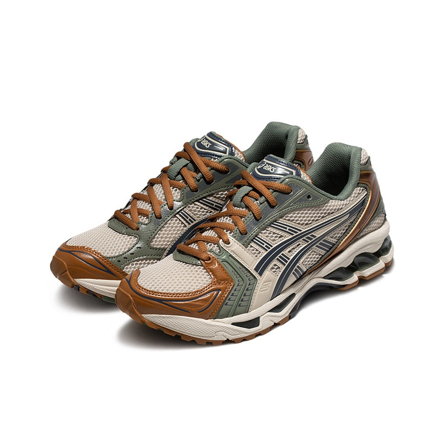 ASICS Gel-Kayano 14 RE Unisex Retro Low-Top Lifestyle Sneaker – Green/Brown