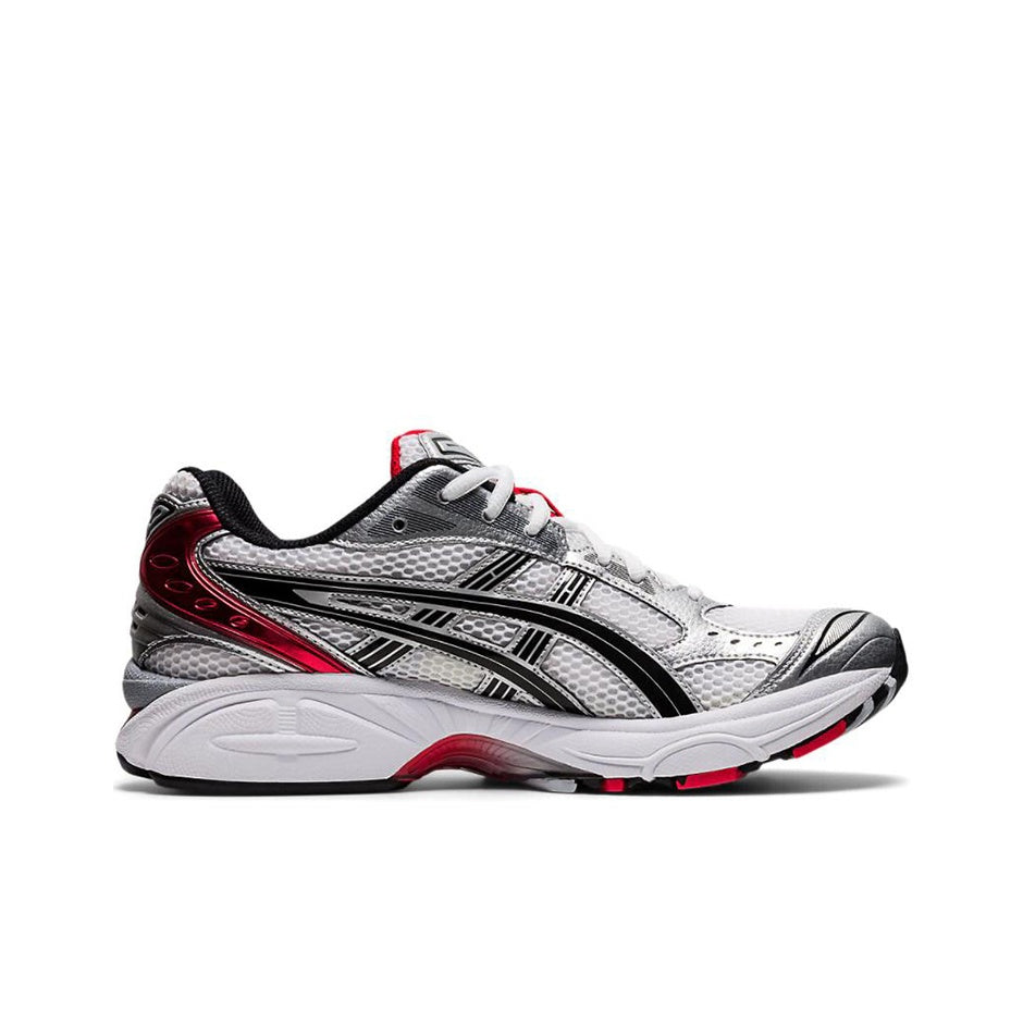 ASICS Gel-Kayano 14 Unisex Marathon Running Shoe – White/Red