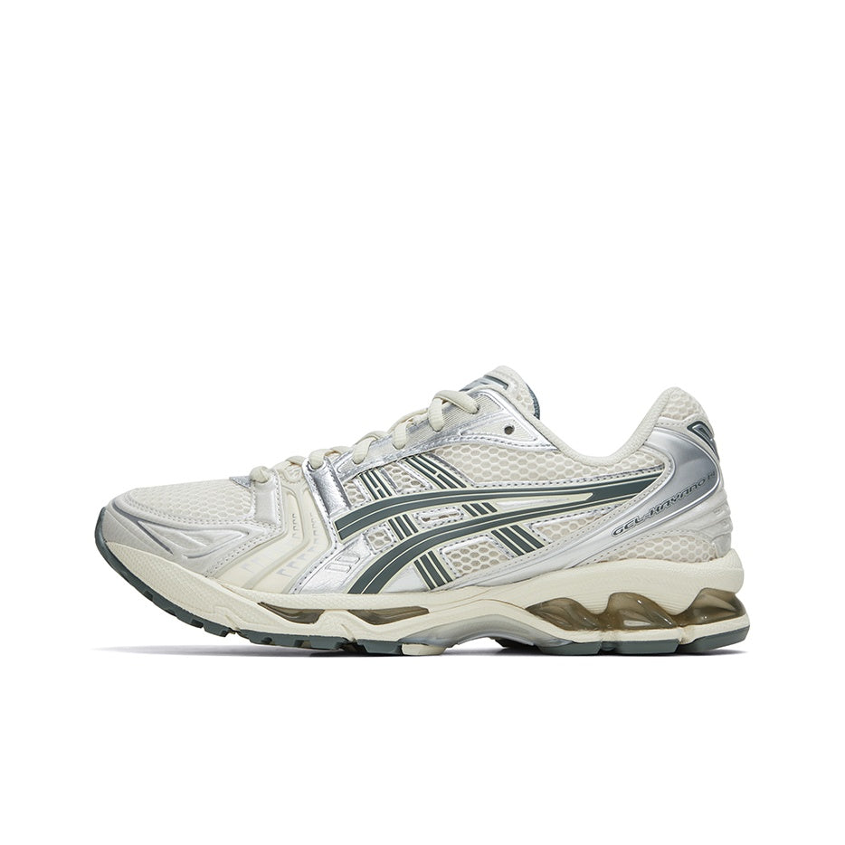 ASICS Gel-Kayano 14 Unisex Y2K Futuristic Low-Top Lifestyle Sneaker – Silver/White