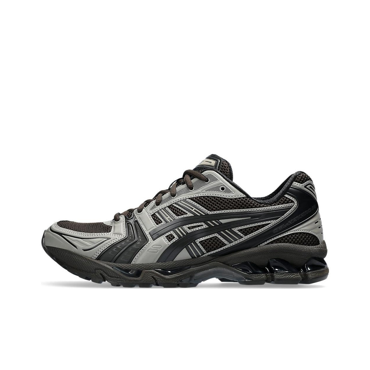 Undermycar x atmos x ASICS Gel-Kayano 14 Unisex Low-Top Casual Running Sneaker – Black/Grey/Brown