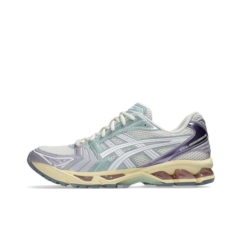 ASICS Gel-Kayano 14 Unisex Low-Top Casual Running Sneaker – Green/Purple