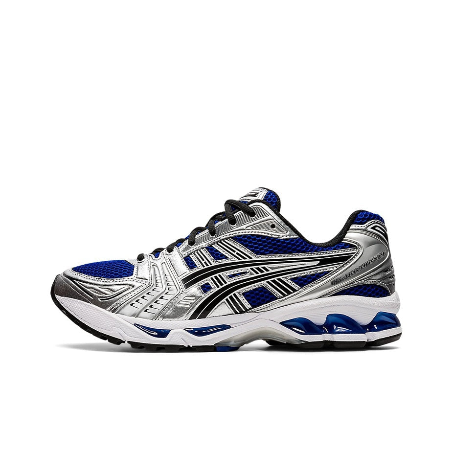 ASICS Gel-Kayano 14 Men’s Low-Top Casual Running Sneaker – Silver/Blue