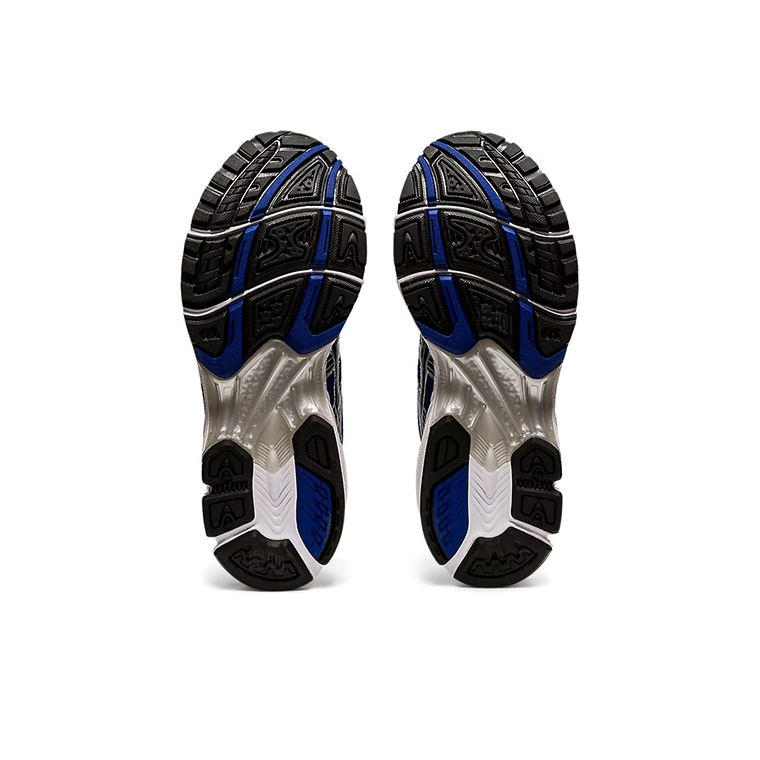 ASICS Gel-Kayano 14 Men’s Low-Top Casual Running Sneaker – Silver/Blue