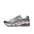 ASICS Gel-Kayano 14 Unisex Low-Top Casual Running Sneaker – Silver/White