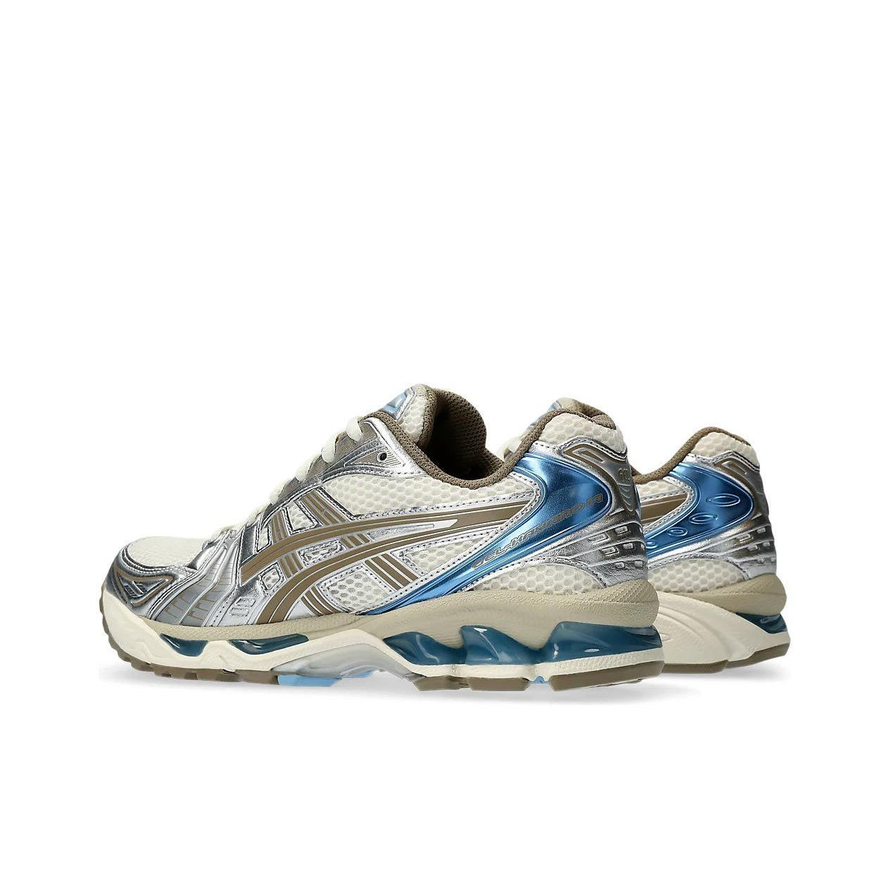 ASICS Gel-Kayano 14 Cream Silver Blue Unisex Lifestyle Runner