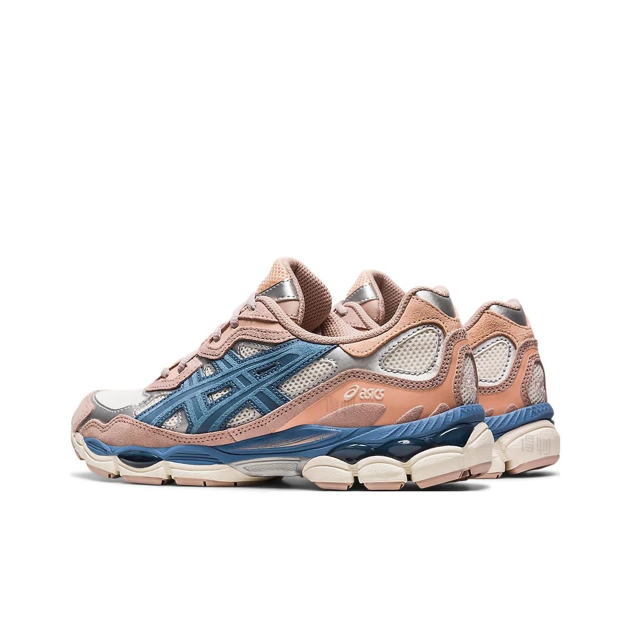 ASICS GEL-NYC Pink Blue Unisex Low-Top Lifestyle Sneaker