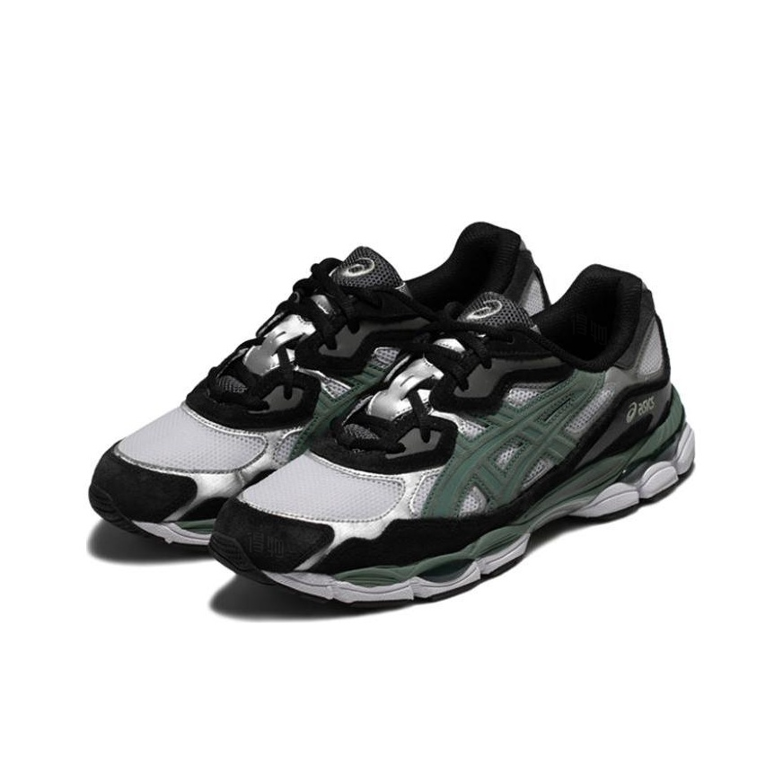 ASICS GEL-NYC White Black Green Men's Low-Top Urban Lifestyle Sneaker
