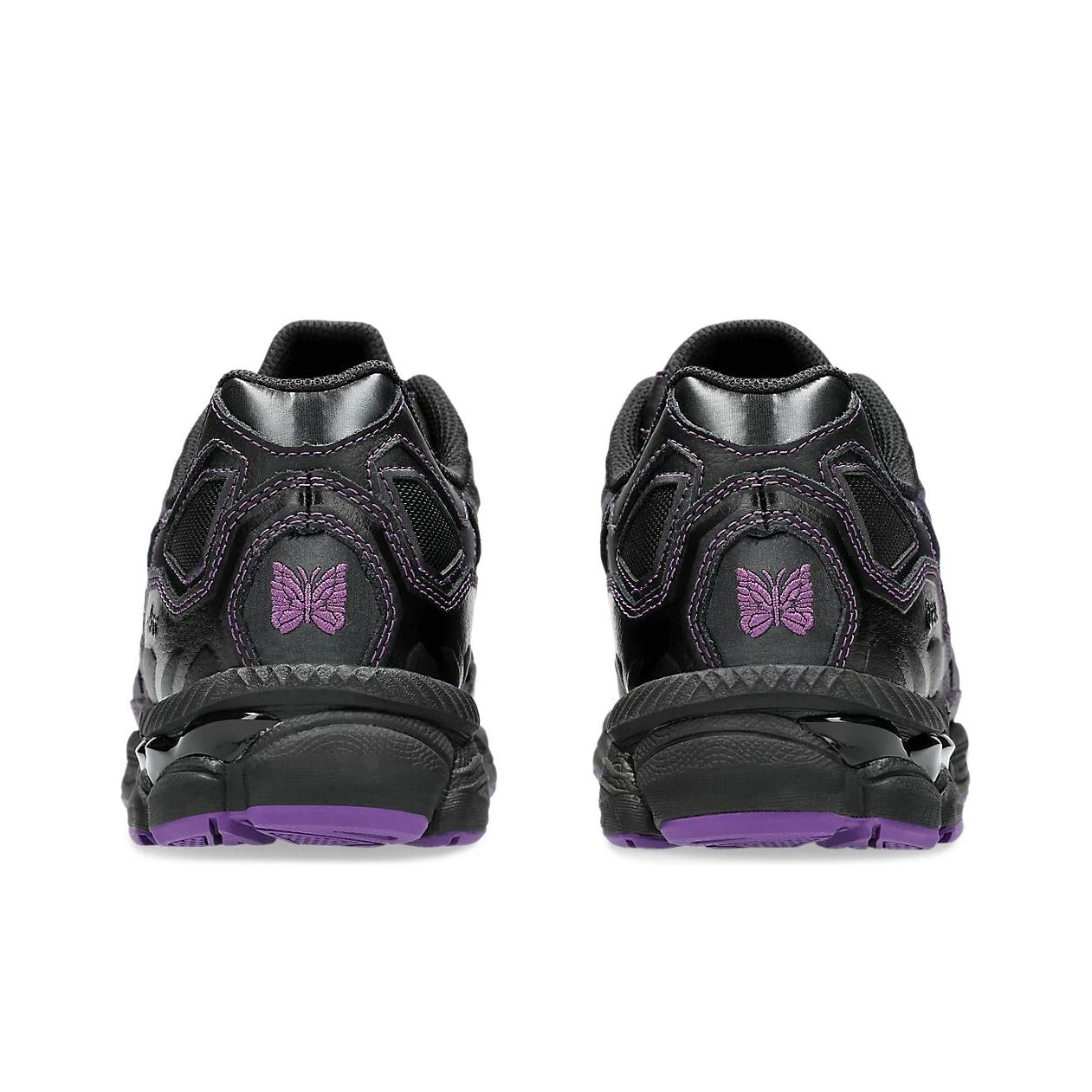Needles x ASICS GEL-NYC Black Purple Unisex Low-Top Leather Lifestyle Sneaker