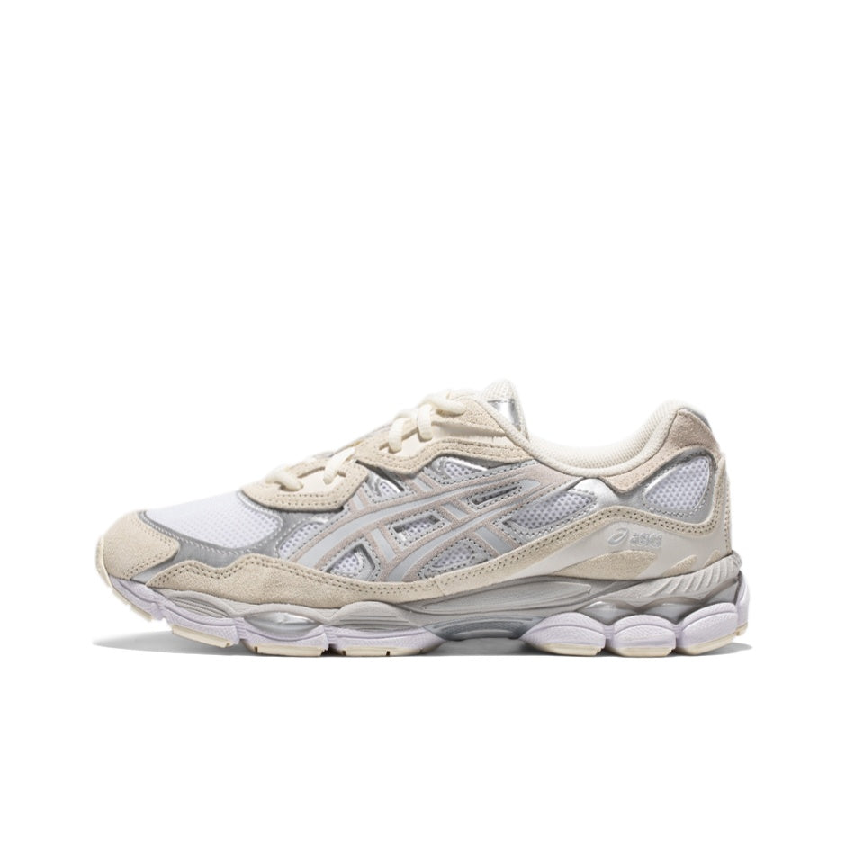 ASICS GEL-NYC Grey White Unisex Low-Top Suede Mesh Lifestyle Sneaker