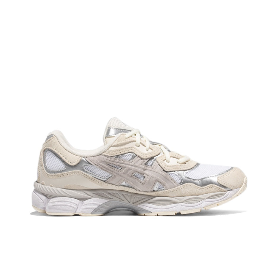 ASICS GEL-NYC Grey White Unisex Low-Top Suede Mesh Lifestyle Sneaker