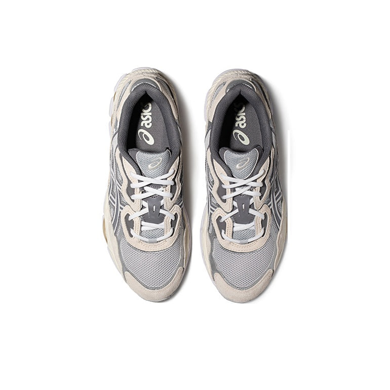 ASICS GEL-NYC Grey Yellow Unisex Low-Top Mesh Leather Lifestyle Sneaker