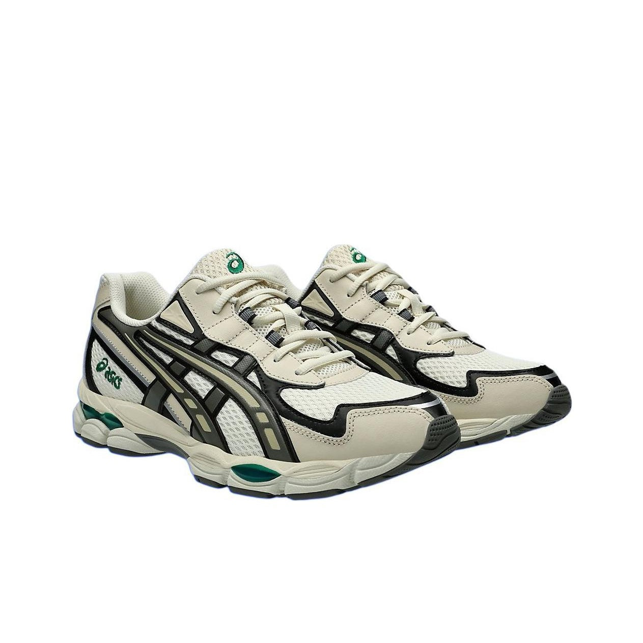 ASICS GEL-NYC 2055 Low-Top Sneakers — Unisex | Cream/Green