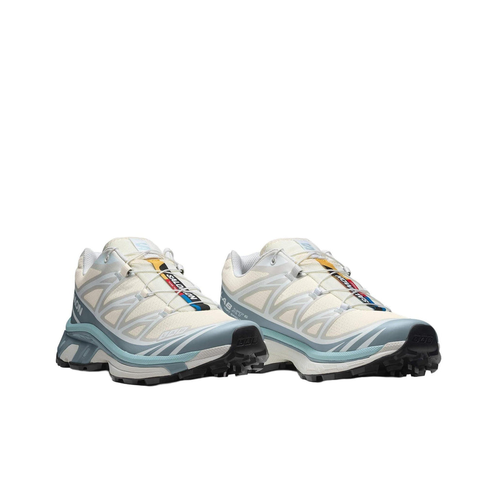 SALOMON XT-6 Low-Top Trail & Urban Running Shoes – Unisex Cream White | SKU: L47738500