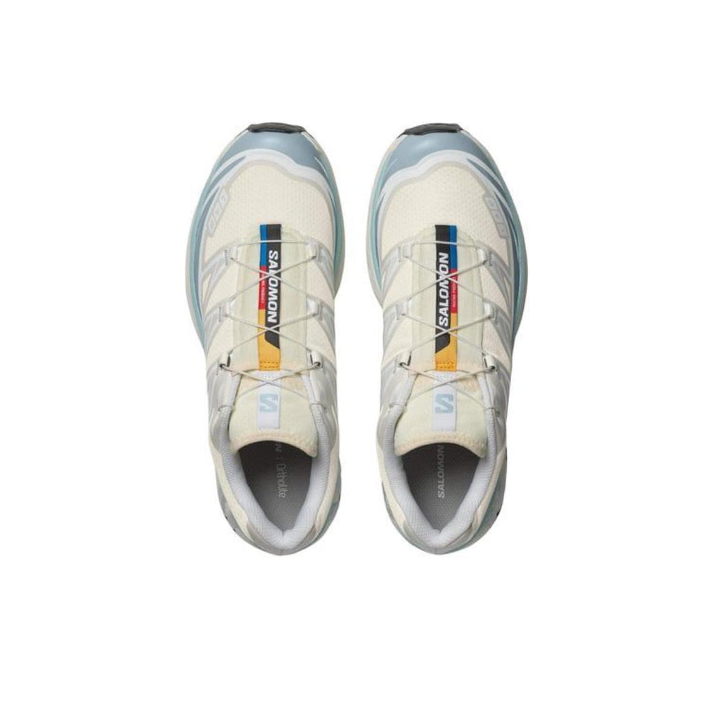 SALOMON XT-6 Low-Top Trail & Urban Running Shoes – Unisex Cream White | SKU: L47738500