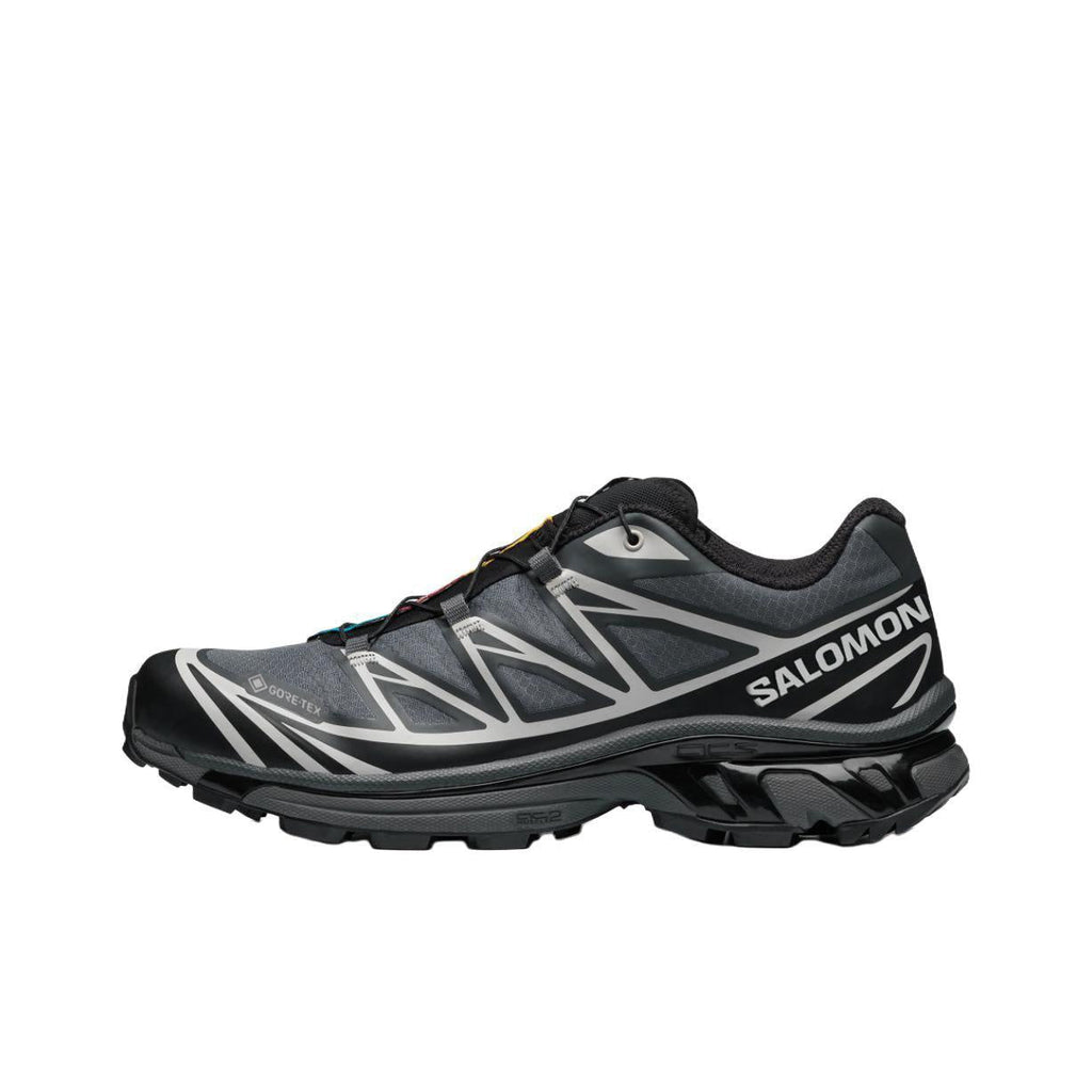 Salomon XT-6 GORE-TEX Low-Top Trail Running Sneaker – Unisex | Black/Grey/Silver