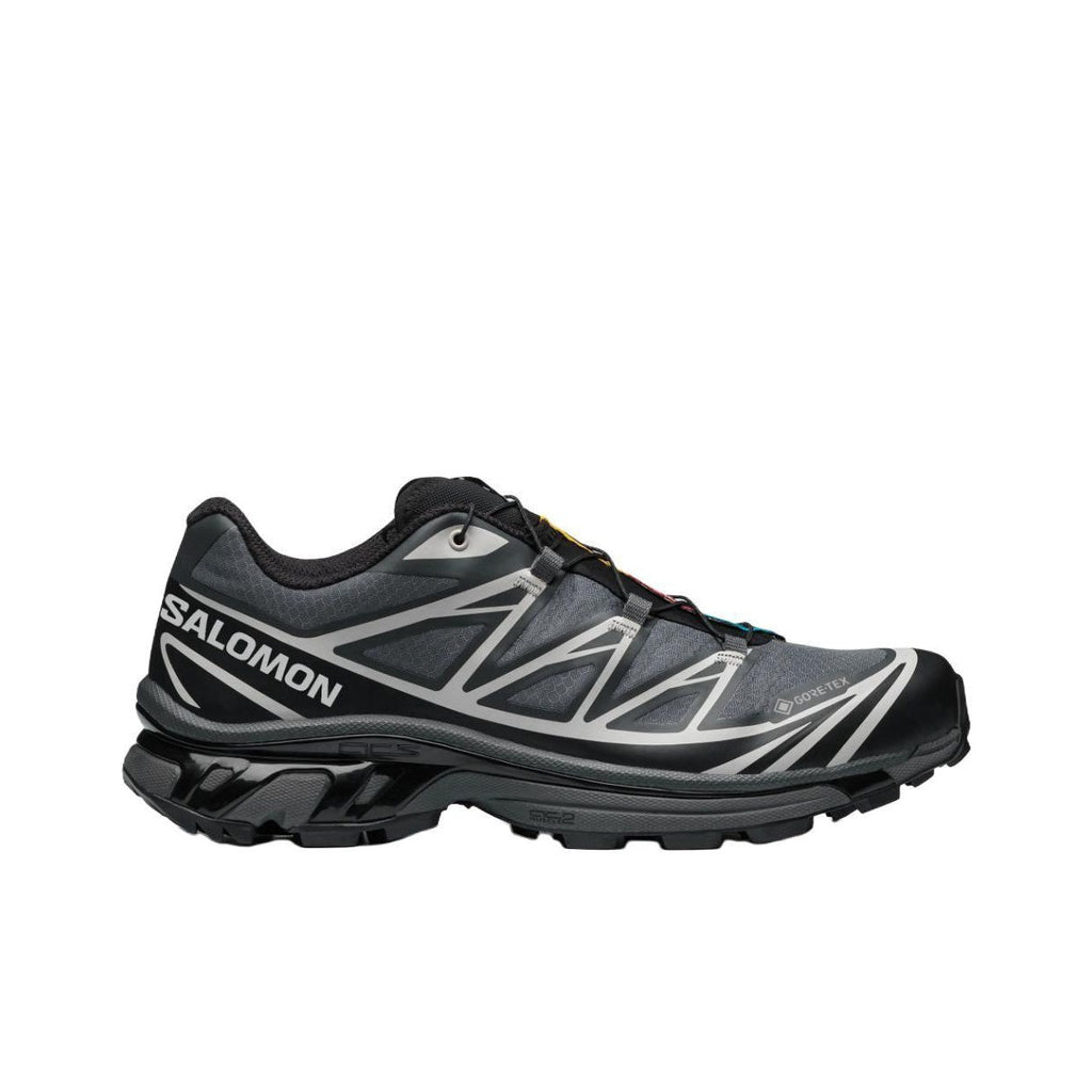Salomon XT-6 GORE-TEX Low-Top Trail Running Sneaker – Unisex | Black/Grey/Silver