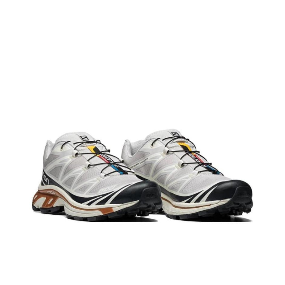 SALOMON XT-6 "Mountain Caller" Low-Top Outdoor Sneakers – Unisex | Grey/White