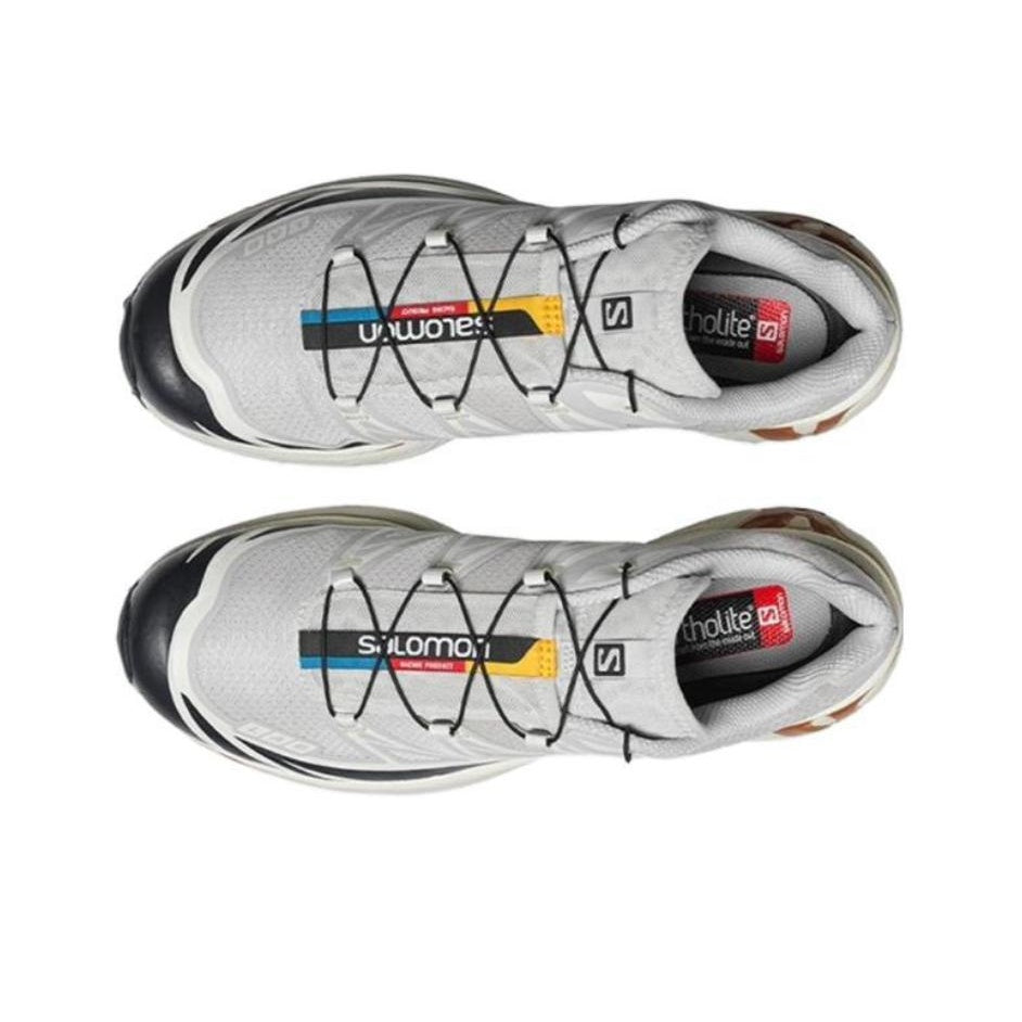SALOMON XT-6 "Mountain Caller" Low-Top Outdoor Sneakers – Unisex | Grey/White