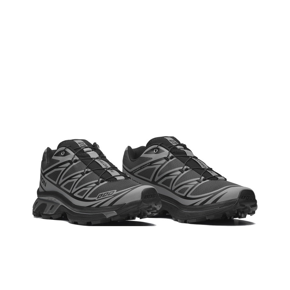 SALOMON XT-6 Nocturne Vision Unisex Lifestyle Running Shoe – Black/Silver