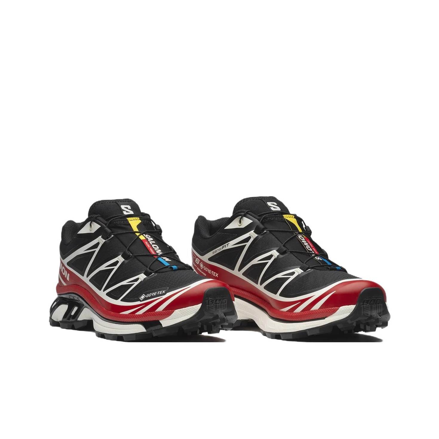 SALOMON XT-6 GTX Unisex Waterproof Lifestyle Running Shoe – Black/Red