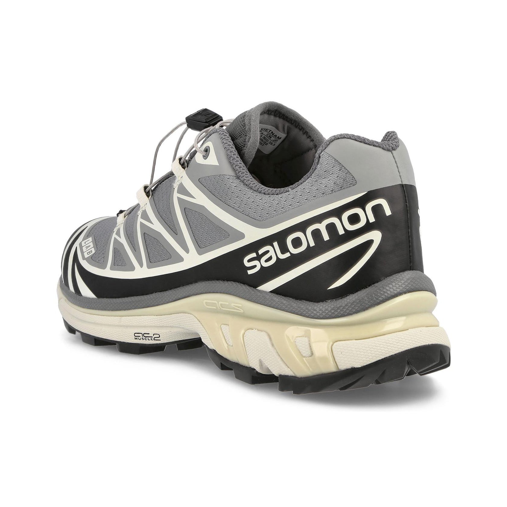 Salomon XT-6 RECUT Unisex Low-Top Sneaker – Monument / Phantom