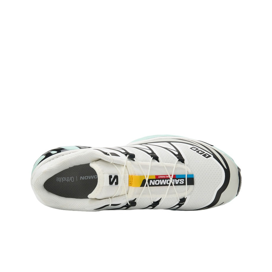 Salomon XT-6 RECUT Unisex Low-Top Trail Sneaker – White / Grey / Ice Blue