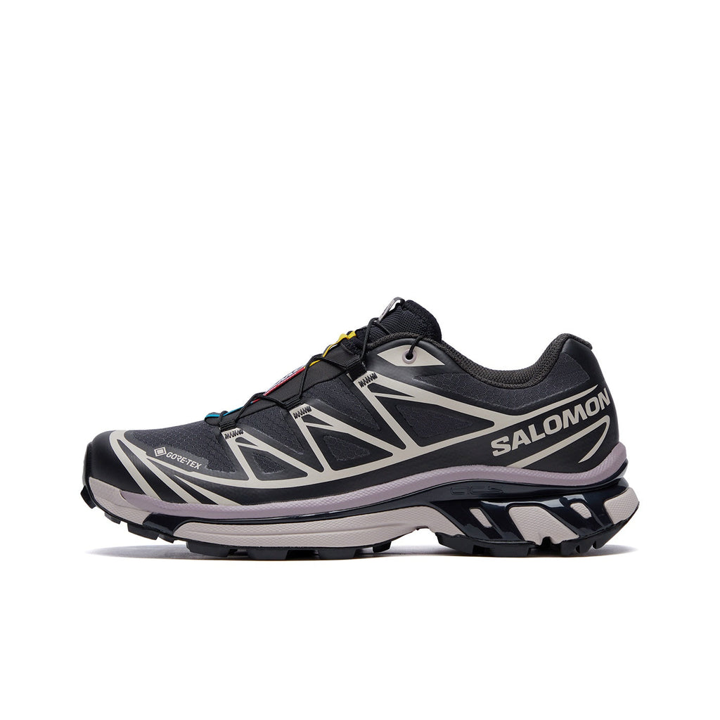 Salomon XT-6 GTX Unisex Low-Top Running Sneaker – Black / Cream