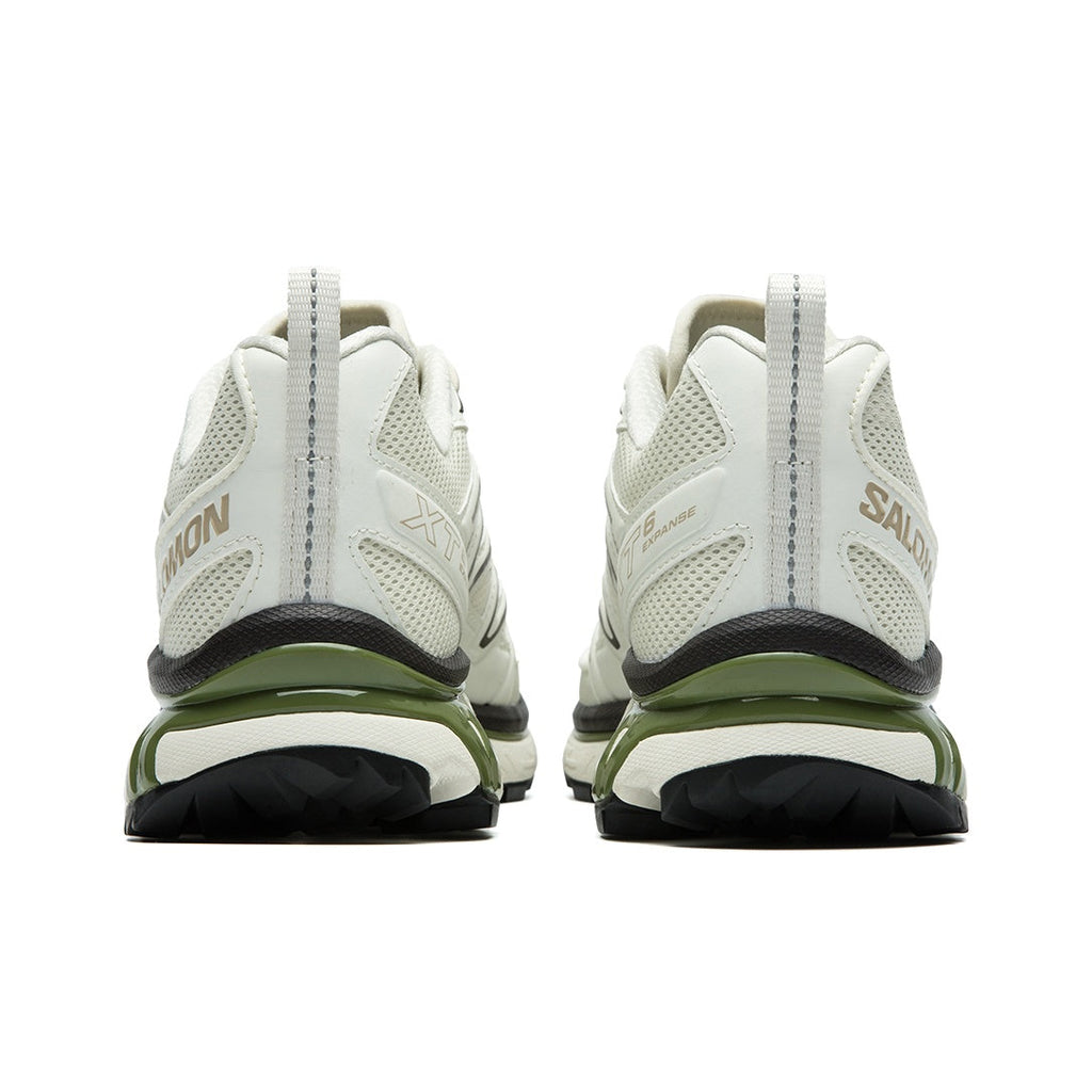 Salomon XT-6 Expanse Canvas Low-Top Running Shoe – Unisex | Cream / Green