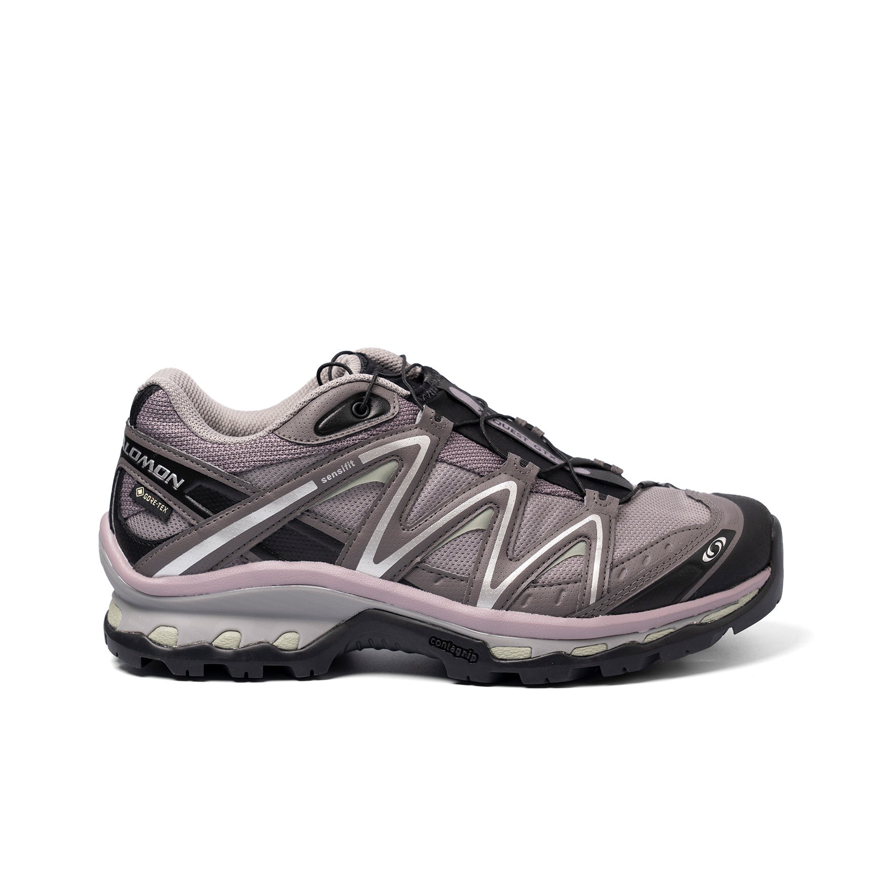 Salomon XT-Quest GTX Low-Top Casual Running Shoe – Unisex | Gull Grey / Brown / Black