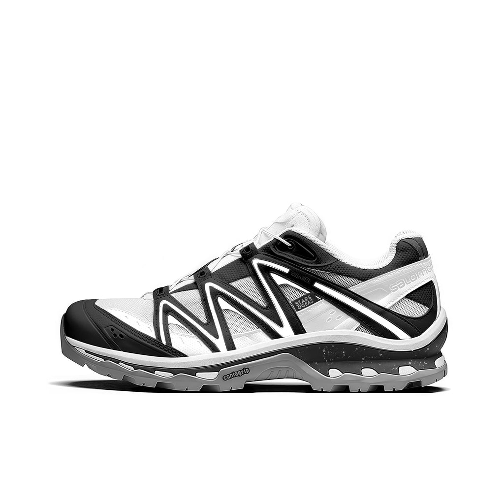 Salomon XT-Quest Low-Top Running Shoe – Unisex | Black / White / Grey