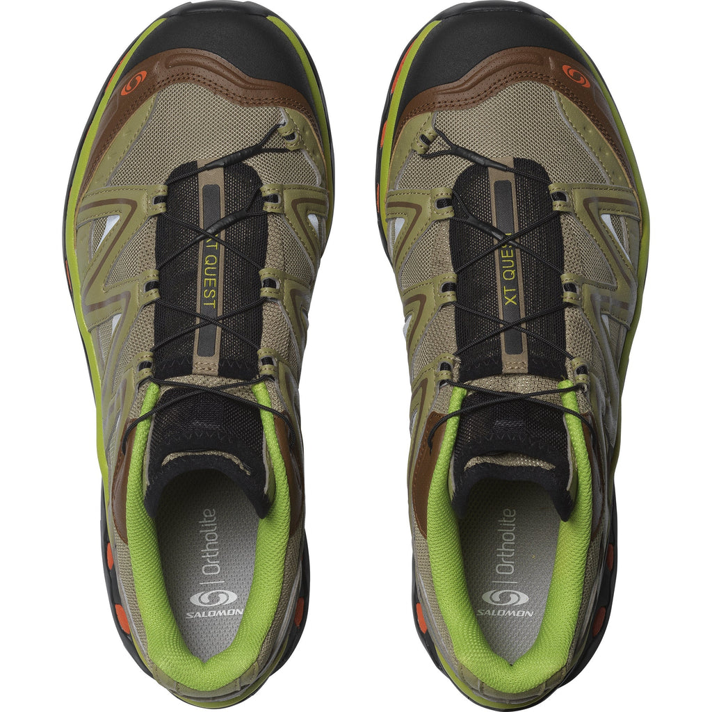 Salomon XT-Quest Textile Outdoor Functional Shoe – Unisex | Green / Black / Orange
