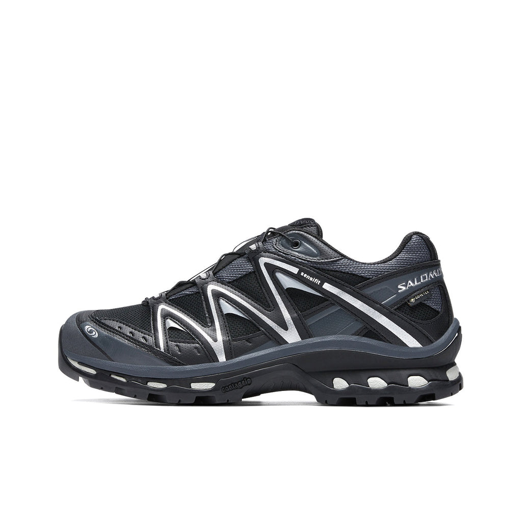 Salomon XT-Quest GTX Low-Top Hiking Shoe – Unisex | Black / Ebony / Metallic Silver