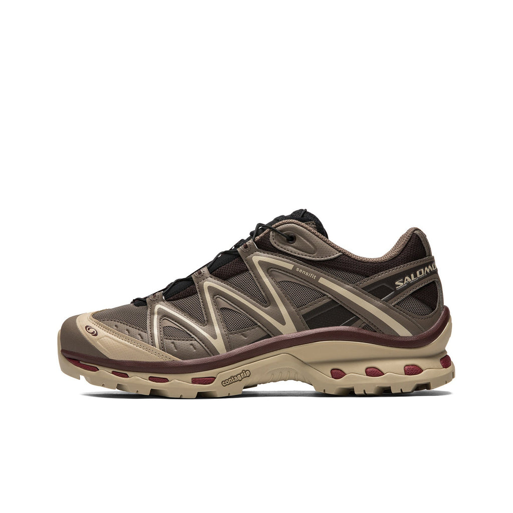 Salomon XT-Quest Low-Top Running Shoe – Unisex | Plum / Brown / Yellow