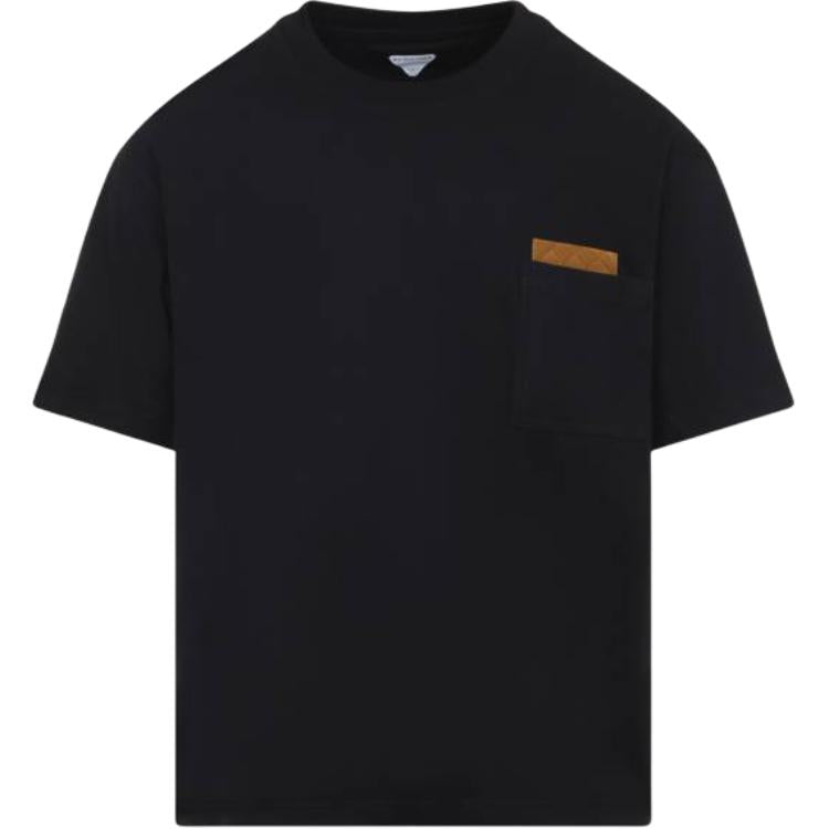Bottega Veneta Men's Drop-Shoulder Crewneck T-Shirt – Black
